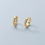 925 Silver Star No Piercing Ear Clip Earring for Women