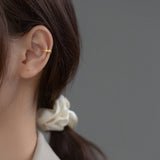 925 Silver Star No Piercing Ear Clip Earring for Women