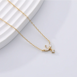 925 Silver Crown Flower Charm Necklace Colorful Zircon Wedding Jewelry