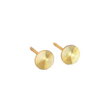 925 Silver Disc Stud Earrings for Women Teens