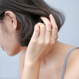 925 Silver Constellation Adjustable Rings for Women