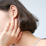 925 Silver Constellation Adjustable Rings for Women