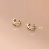 925 Sterling Silver Star No Piercing Ear Cuff Sweet Jewelry Gift