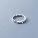 925 Sterling Silver Star Couple Ring for Women
