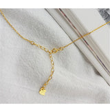 925 Silver Round Dangle Necklace for Women