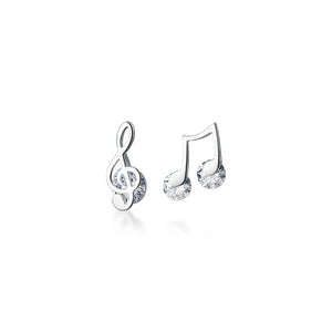 925 Silver Zircon Sweet Stud Earrings for Women