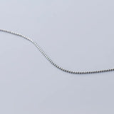 925 Silver Bead Choker Necklace for Women