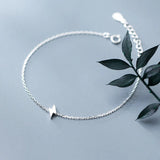 925 Silver Mini Lightning Bracelet for Women Gift