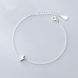 925 Silver Mini Lightning Bracelet for Women Gift