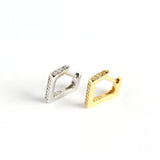 Zircon Geometric Stud Earrings for Women Party Jewelry Gift