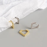 Zircon Geometric Stud Earrings for Women Party Jewelry Gift