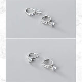 CZ Gothic Princess Earrings 925 Silver