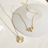Bee Honeycomb Pendant Necklace 925 Sterling Silver