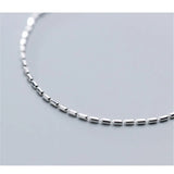 925 Silver Glossy Bead Charm Bracelet for Women