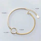 925 Sterling Silver Hollow Cuban link Chain Bracelet Wedding Jewelry Gift
