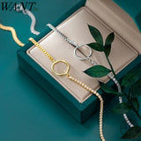 925 Sterling Silver Hollow Cuban link Chain Bracelet Wedding Jewelry Gift