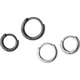 925 Sterling Silver Short Hoop Earrings for Party Accessories