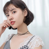 925 Sterling Silver Short Hoop Earrings for Party Accessories