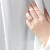 925 Silver Unisex A-Z Initial Name Rings for Women Men
