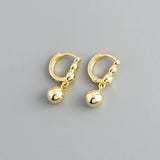 925 Silver Boho Tassel Beads Stud Earrings for Women