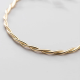 925 Silver Twist Charm Bracelet for Women Party Wedding Gift