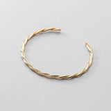 925 Silver Twist Charm Bracelet for Women Party Wedding Gift