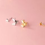 925 Sterling Silver Butterfly Stud Earrings for Women Teen Sweet Party Jewelry
