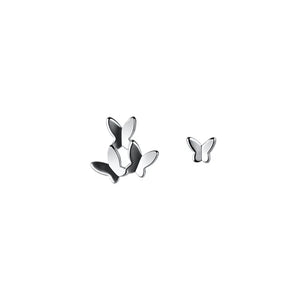 925 Sterling Silver Butterfly Stud Earrings for Women Teen Sweet Party Jewelry