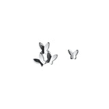 925 Sterling Silver Butterfly Stud Earrings for Women Teen Sweet Party Jewelry
