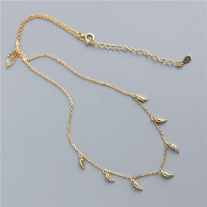 925 Silver Little Pepper Cuban Chain Necklace for Women