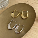 925 Silver U Shape Stud Earrings Bohemian INS Party Jewelry