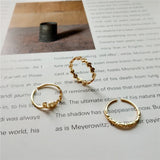 925 Silver Love Leaf Chain Open Ring for Women