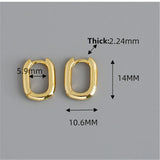 925 Sterling Silver Minimalist Stud Earrings for Women