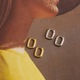 925 Sterling Silver Minimalist Stud Earrings for Women