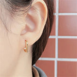 925 Sterling Silver Minimalist Stud Earrings for Women