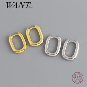 925 Sterling Silver Minimalist Stud Earrings for Women