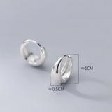 925 Silver Geometric Ear Buckle for Women