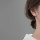 925 Silver Pearl No Piercing Ear Clip On Earrings for Women