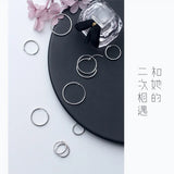 925 Silver Geometric Hexagon Hoop Earrings for Women Party
