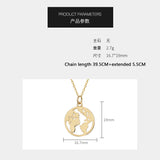 925 Silver Earth Pendant Necklace for Women