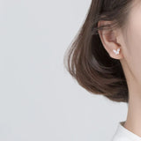 925 Silver Butterfly Stud Earrings Party Anniversary Jewelry