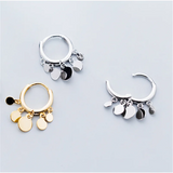 925 Silver Small Tassel Pendant Stud Earrings for Women Girls