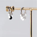 925 Silver Small Tassel Pendant Stud Earrings for Women Girls