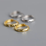 925 Sterling Silver Round Stud Earrings for Women