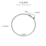 925 Silver Gypsophila Charm Bracelet Women Wedding Jewelry