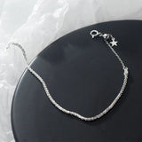 925 Silver Gypsophila Charm Bracelet Women Wedding Jewelry