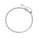 925 Silver Gypsophila Charm Bracelet Women Wedding Jewelry