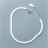 925 Silver Snake Charm Bracelet for Women