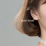 925 Silver Pav&eacute; Zircon Star Ear Buckle for Women Wedding Earrings