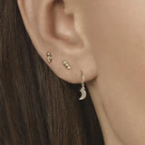 925 Silver Mini Bead Stud Earrings for Women